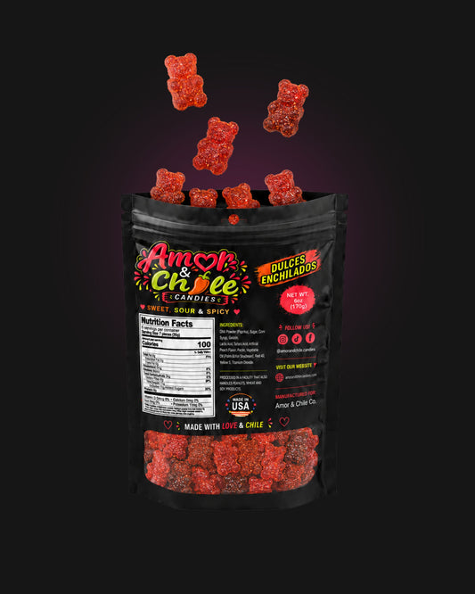 Chamoy Gummy Bears - 6 oz.